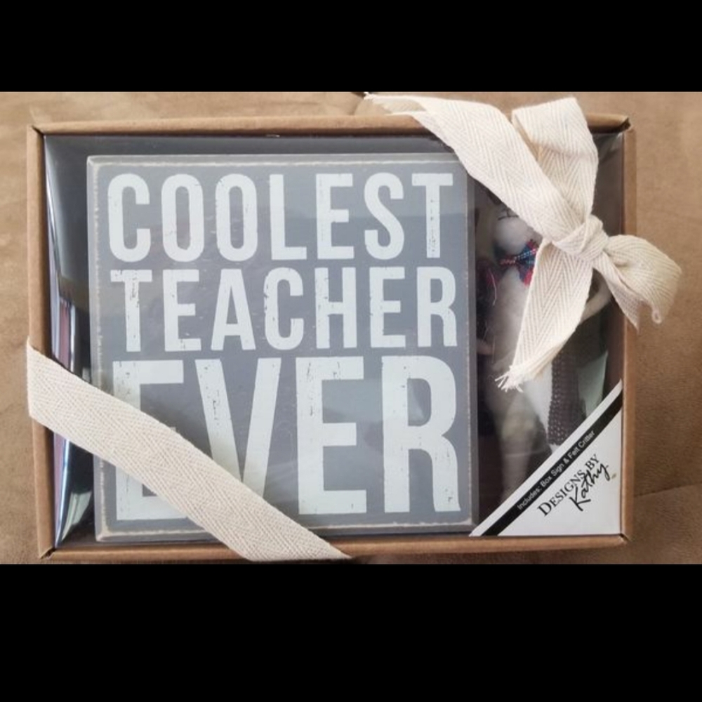 Designs by Kathy gift set "COOLEST TEACHER EVER"